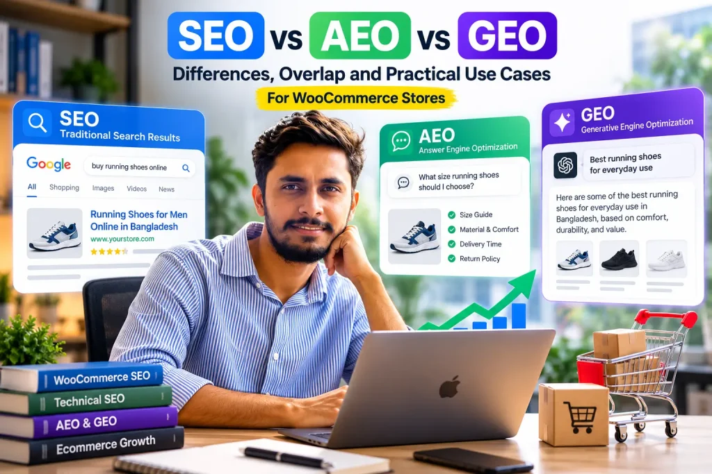 SEO vs AEO vs GEO: Differences & Use Cases