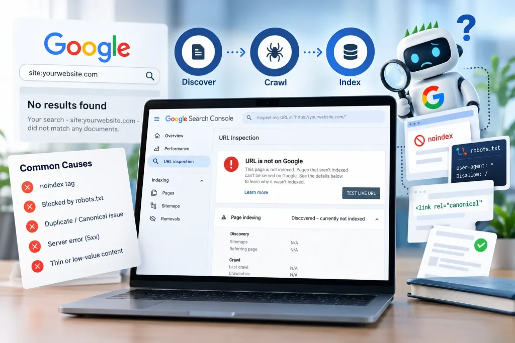 Why Google Is Not Indexing Your Pages
